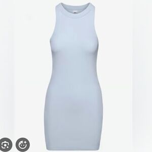 ARITZIA TNA QUARTZ Light Blue Mini Dress